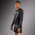 Мъжки рашгард с дълъг ръкав Venum No Gi Rashguards Rashguard black/silver grey 4