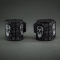 Боксови бандажи Venum Santa Muerte Handwraps 250 cm black/white 2