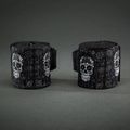 Боксови бандажи Venum Santa Muerte Handwraps 400 cm black/white 2