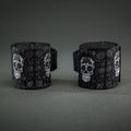 Боксови бандажи Venum Santa Muerte Handwraps 450 cm black/white 2