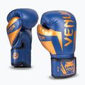 Боксови ръкавици Venum Elite blue/black/copper 2
