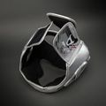 Боксова каска Venum Ringhorns Charger Headgear silver/black 4
