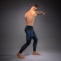 Мъжки тренировъчен клин Venum Thunder Dragon Spats Black/Royal Blue 4