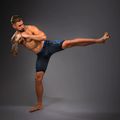 Мъжки тренировъчни шорти Venum Thunder Dragon Vale Tudo Black/Royal Blue 2