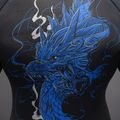 Рашгард с дълъг ръкав Venum Thunder Dragon black/royal blue 5