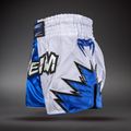 Тренировъчни шорти Venum Inferno 2.0 Muay Thai white/blue 3