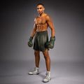 Мъжки боксьорски шорти Venum Stealth Boxing Khaki/Dark Green 4