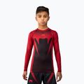 Детски рашгард с дълги ръкави Venum Attack Rashguard LS black/red