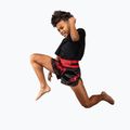 Детски тренировъчни шорти Venum Attack Muay Thai black/red 2