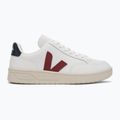Дамски обувки VEJA V-12 Leather white/marsala/nautico 2