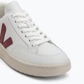 Дамски обувки VEJA V-12 Leather white/marsala/nautico 7