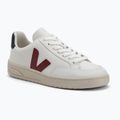 Мъжки обувки VEJA V-12 Leather white/marsala/nautico