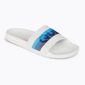 Мъжки джапанки Quiksilver Rivi Wordmark Slide white/white/blue