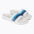 Мъжки джапанки Quiksilver Rivi Wordmark Slide white/white/blue 5