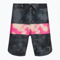Мъжки къси панталони за плуване Highlite Arch 19 Quiksilver Grey Pink EQYBS04648-MJY6