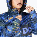 Мъжко яке за сноуборд DC Propaganda angled tie dye royal blue 7