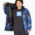 Мъжко яке за сноуборд DC Propaganda angled tie dye royal blue 8