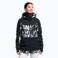 Дамско яке за сноуборд ROXY Presence Parka true black black flowers