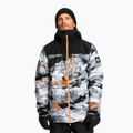 Мъжко яке за сноуборд Quiksilver Morton в черно и бяло EQYTJ03375