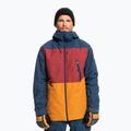 Мъжко яке за сноуборд Quiksilver Sycamore в тъмносиньо и червено EQYTJ03335