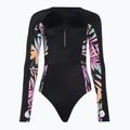 Дамски бански костюм от една част ROXY Active Onesie 2021 anthracite zebra jungle