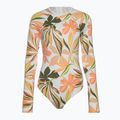 Дамски бански костюм от една част ROXY Print Mix Solid 2021 bright white subtly salty flat