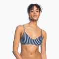 Горна част на бански костюм ROXY Into The Sun Athletic Triangle 2021 mood indigo novela stripe vert 2