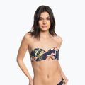Горна част на бански костюм ROXY Into The Sun Mold Bandeau 2021 mood indigo tropical depht 3