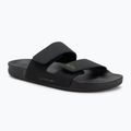 Quiksilver Мъжки джапанки Rivi Leather Double Adjust black 1