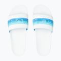 Мъжки джапанки Quiksilver Rivi Wordmark Slide white/blue/blue 12