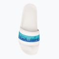 Мъжки джапанки Quiksilver Rivi Wordmark Slide white/blue/blue 6