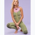 Дамски неопренов костюм за плуване ROXY 1,5 mm Long John palmed out light gray 13