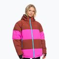 Дамско яке за сноуборд ROXY X Rowley Block Puffer burnt henna