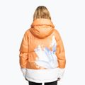 Дамско яке за сноуборд ROXY Chloe Kim Puffy mock orange 2