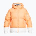Дамско яке за сноуборд ROXY Chloe Kim Puffy mock orange 4