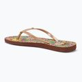 Дамски джапанки ROXY Bermuda Print brown combo 3