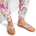 Дамски джапанки ROXY Paia V white/crazy pink print 4