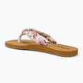 Дамски джапанки ROXY Paia V white/crazy pink print 3
