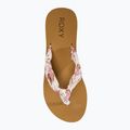 Дамски джапанки ROXY Paia V white/crazy pink print 6
