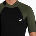 Мъжки бански Billabong 2mm Foil Back Zip Spring moss Swim Foam 5
