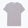 Мъжка тениска Lacoste TH6709 silver chine 4