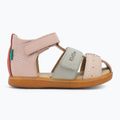 Детски сандали Kickers Kick Bazar в светло розово/цветно 2