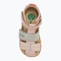 Детски сандали Kickers Kick Bazar в светло розово/цветно 5