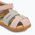 Детски сандали Kickers Kick Bazar в светло розово/цветно 7