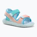 Детски сандали Kickers Kickjune синьо/коралово розово/зелено