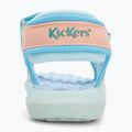 Детски сандали Kickers Kickjune синьо/коралово розово/зелено 6