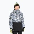 Детско яке за сноуборд Quiksilver Mission Printed Block heritage scribble black