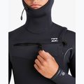 Мъжки неопренов костюм за плуване Billabong 6/5 mm Furnace Natural Chest Zip Hooded black 4