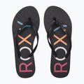 ROXY Sandy III дамски джапанки бяло/дъга с монограм 2