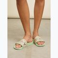 Дамски джапанки ROXY Slippy II green stripe 7